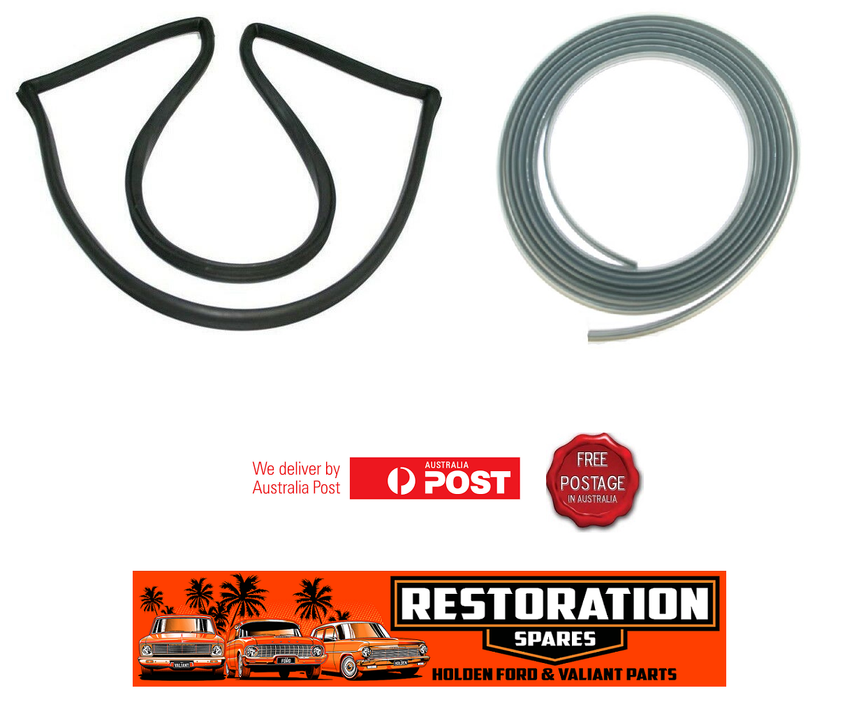HOLDEN GEMINI TX TC TD TE TF TG SEDAN WAGON FRONT WINDSCREEN SEAL AND LOCKSTRIP