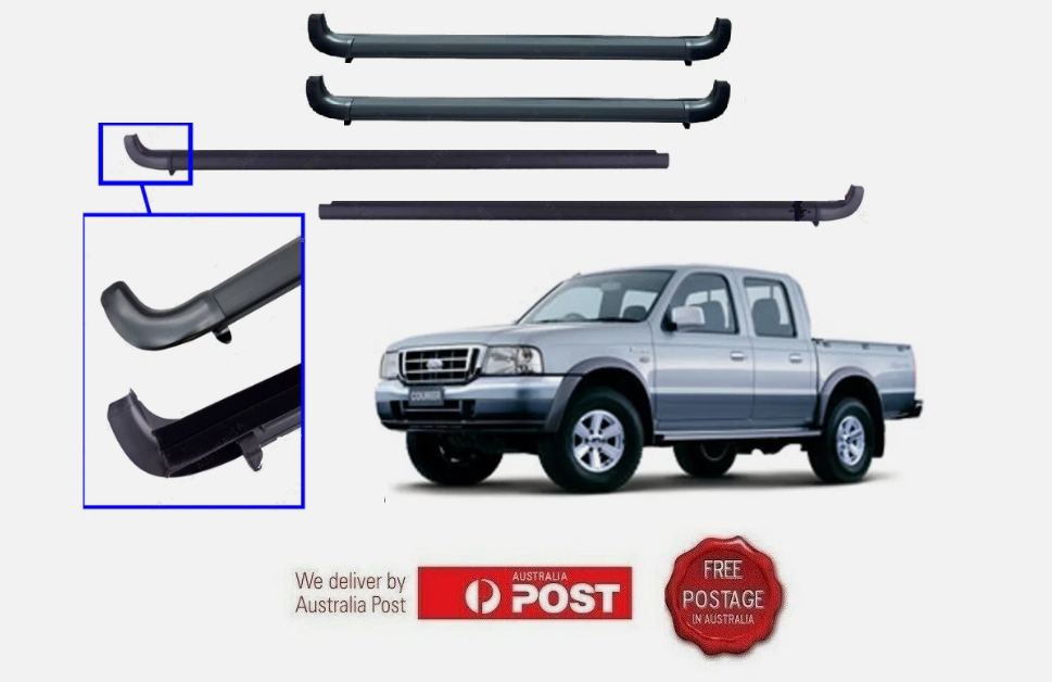FORD COURIER UTE 1998-2006 FRONT & REAR DOOR OUTER WEATHERSTRIP BELT “DUEL CAB”