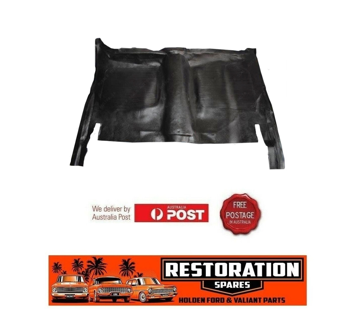 HOLDEN HK HT HG SEDAN WAGON MOULDED REAR RUBBER FLOOR MAT