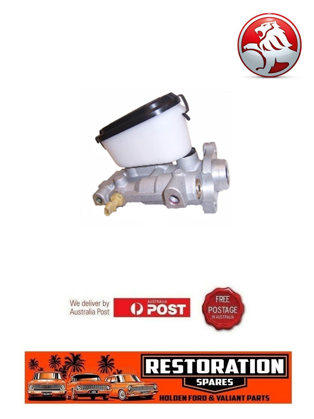 HOLDEN COMMDORE VB VC VH VK AND UC TORANA BRAND NEW REPLACEMENT MASTER CYLINDER 23.81 bore