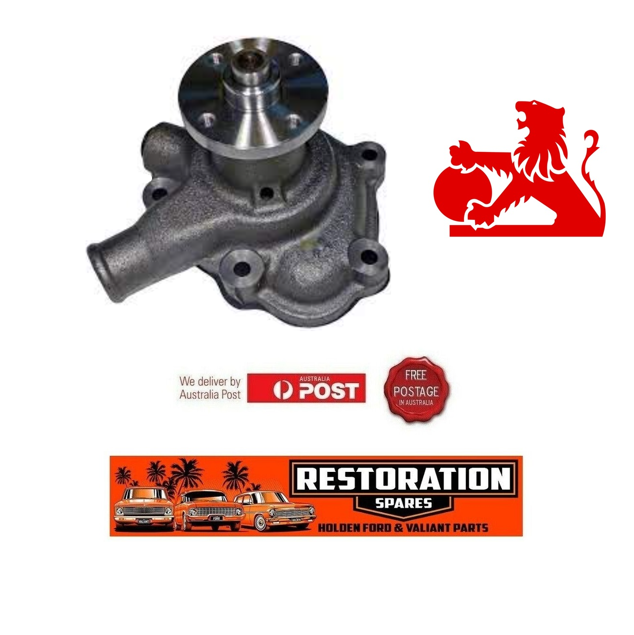 HOLDEN FX FJ FE FC FB EK EJ GREY MOTOR WATER PUMP