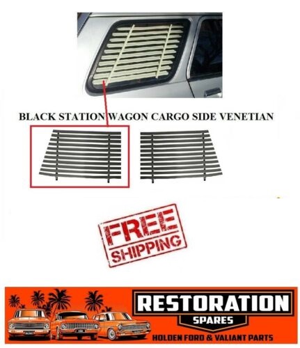 MITSUBISHI SIGMA GE GH GJ GK GL GN WAGON REAR CARGO WINDOW SIDE VENETIAN BLACK