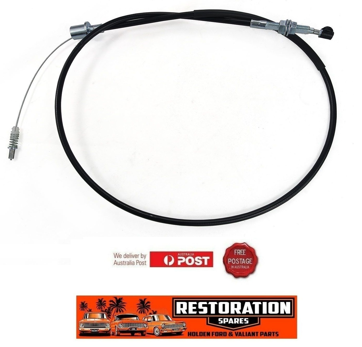 HOLDEN VB VC VH VK 6 CYLINDER COMMODORE CARBURETTOR ONLY ACCELERATOR CABLE EXCLUDES VK EFI