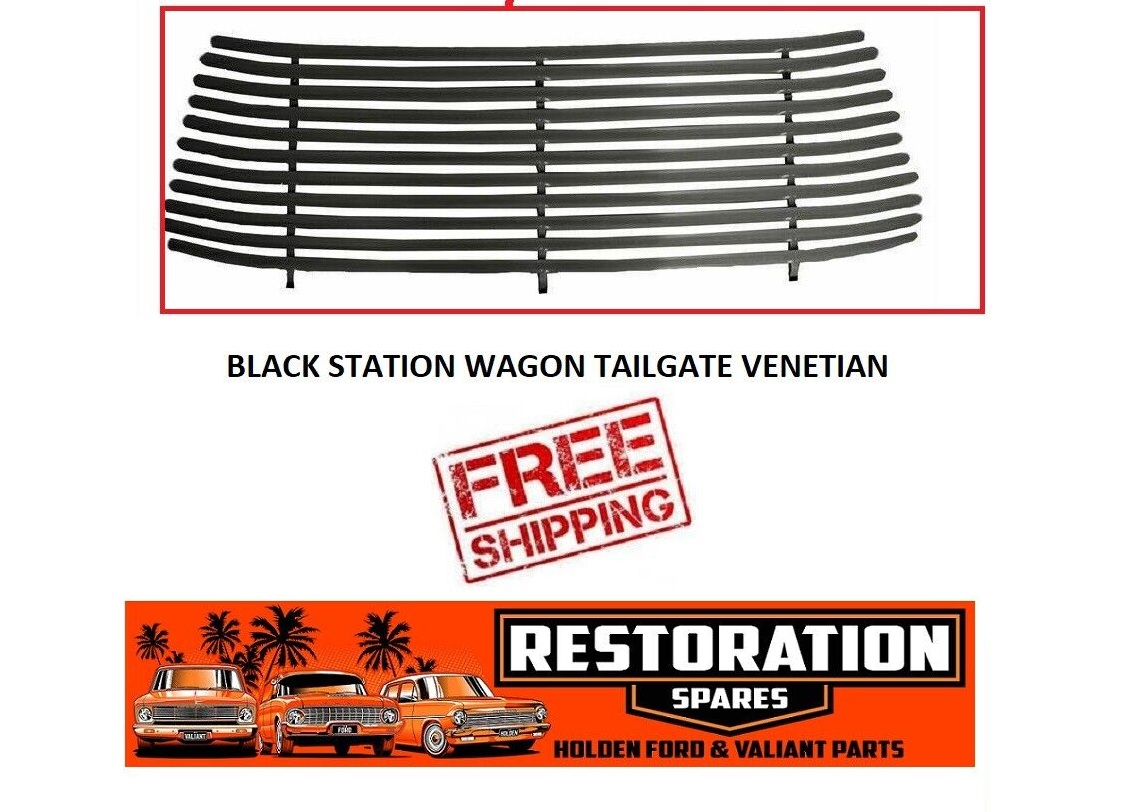 HOLDEN FE FC FB EK STATION WAGON UPPER TAILGATE REAR VENETIAN BLACK