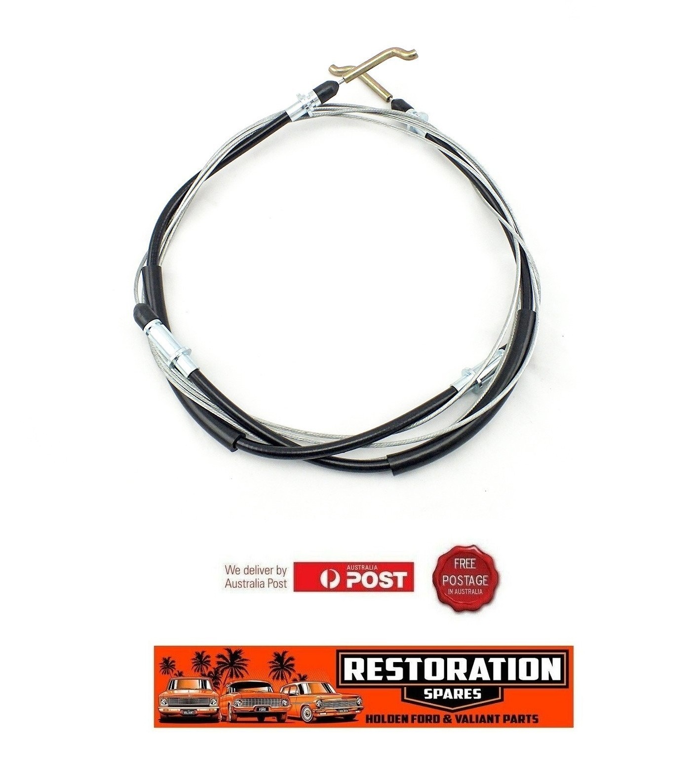 HANDBRAKE CABLE FORD FALCON “XY’ CONVERTED TO XD DISC BRAKE REAR